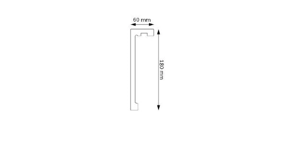 Listwa karniszowa Creativa LK-04 300 cm